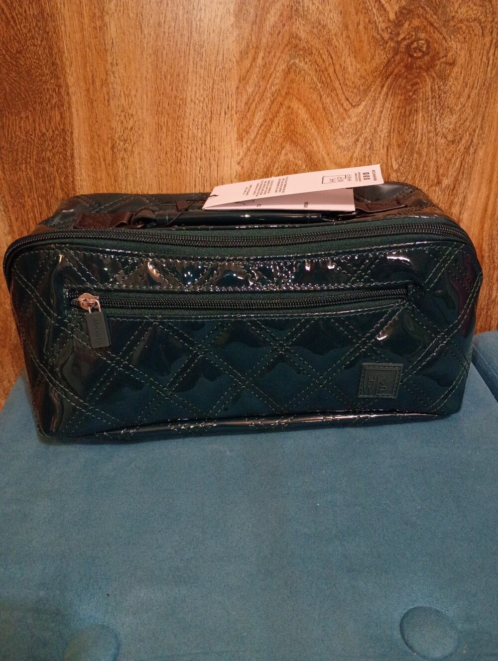 Ihkwip Carry It All Cosmetic Case Patent Emerald